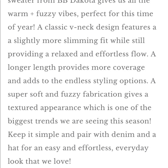 BB Dakota Fuzzy Games Sweater - Picture 7 of 8